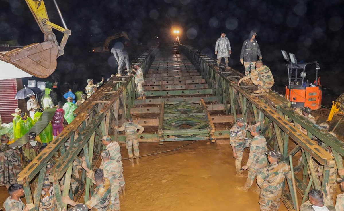 The Governor said Army is now building a Bailey bridge to reach the settlement