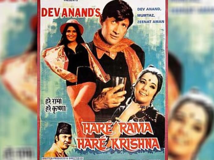 Zeenat Aman Hare rama Hare krishna poster