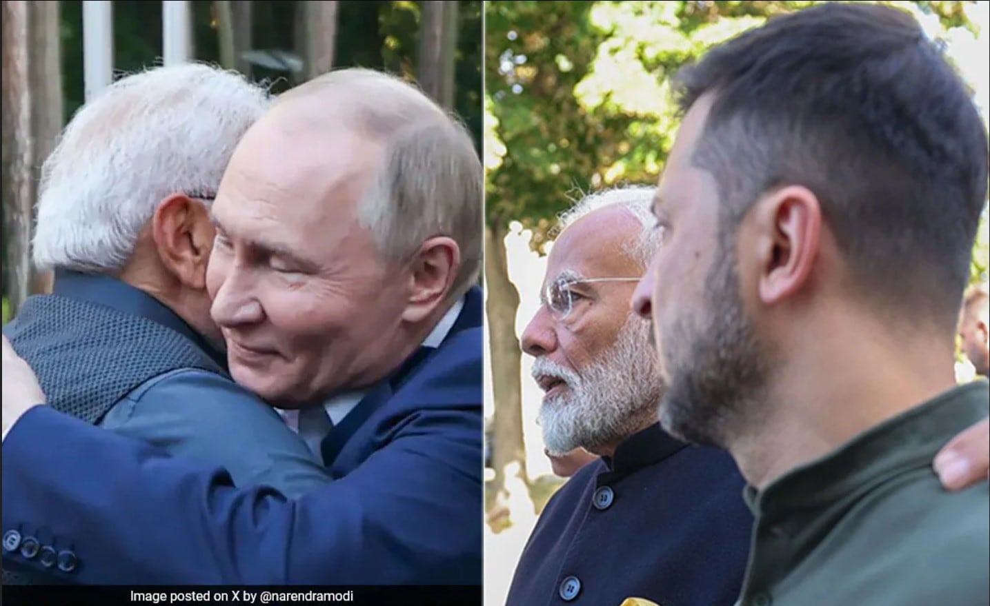 PM Modi was received warmly both by Putin and Zelenskyy during his recent visits to Russia and Ukraine.