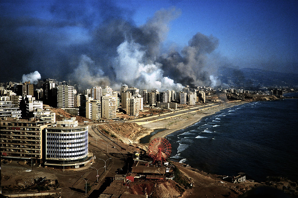 Lebanons capital Beirut during the 1982 war.