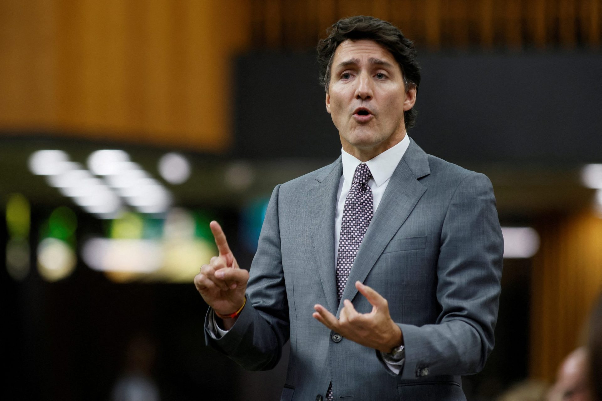 Justin Trudeau showed no sign on Tuesday that he may step down before the next election campaign.