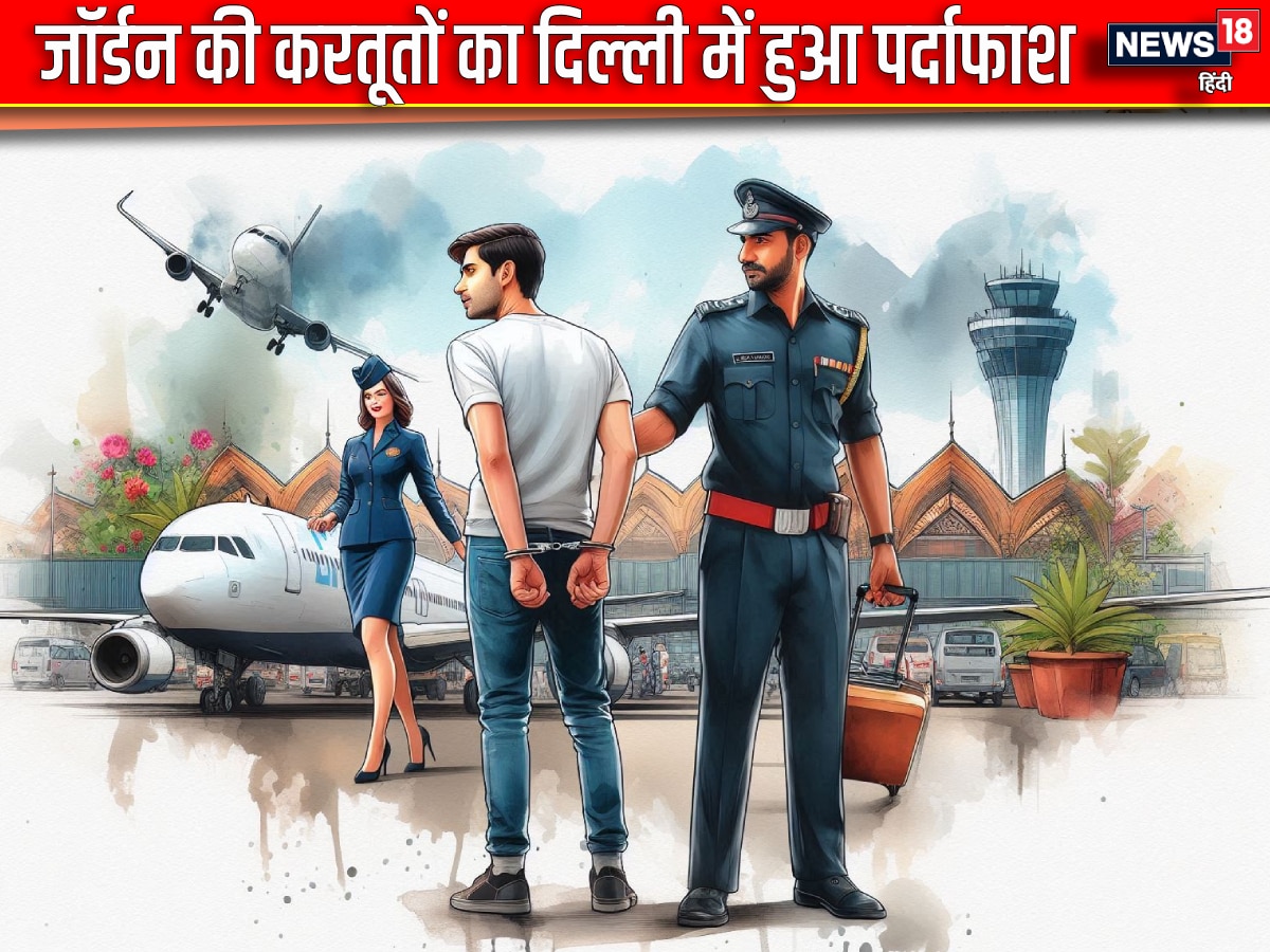 Delhi Airport: टूरिस्ट बन गए थे जॉर्डन, मकसद था कुछ और, वापसी में करतूतों से उठा पर्दा, तो सन्न रह गए सबके सब | IGI Airport Police arrested Abbas resident of Bijnor Uttar Pradesh in case of two passengers travelling on one passport | Delhi Airport, IGI Airport, Delhi Police, Airport Police, Jobs in Jordan, How to go to Jordan, Travel of two passengers on one passport, Fake visa, Flight from Jordan to Delhi, Airport News, IGI Airport News, Delhi Airport News, Delhi News, News Update, दिल्‍ली एयरपोर्ट, आईजीआई एयरपोर्ट, दिल्‍ली पुलिस, एयरपोर्ट पुलिस, जॉर्डन में नौकरी, कैसे जाएं जॉर्डन, एक पासपोर्ट पर दो यात्रियों की यात्रा, फेक वीजा, जॉर्डन से दिल्‍ली की फ्लाइट, एयरपोर्ट न्‍यूज, आईजीआई एयरपोर्ट न्‍यूज, दिल्‍ली एयरपोर्ट न्‍यूज, दिल्‍ली न्‍यूज, न्‍यूज अपडेट,