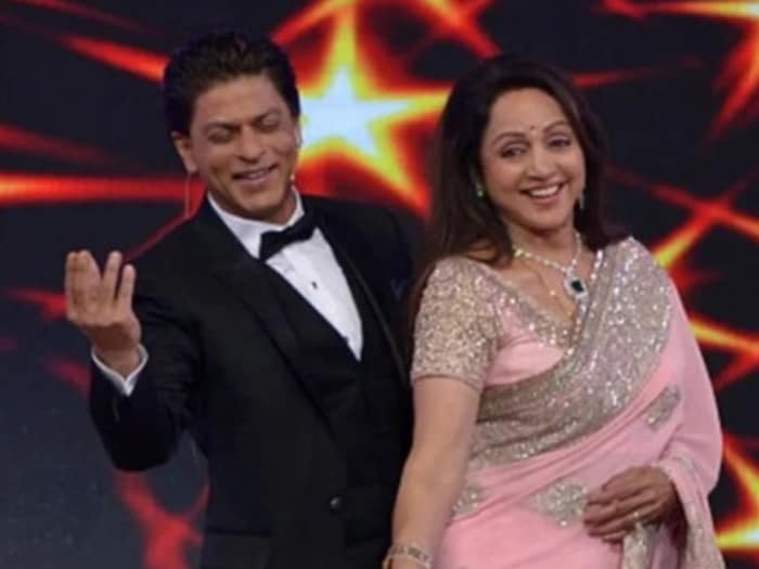 hema Malini Shah Rukh khan IIFA-