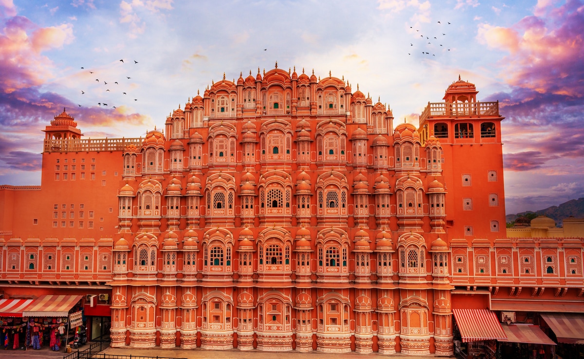 Hawa Mahal is a popular tourist spot in Jaipur.