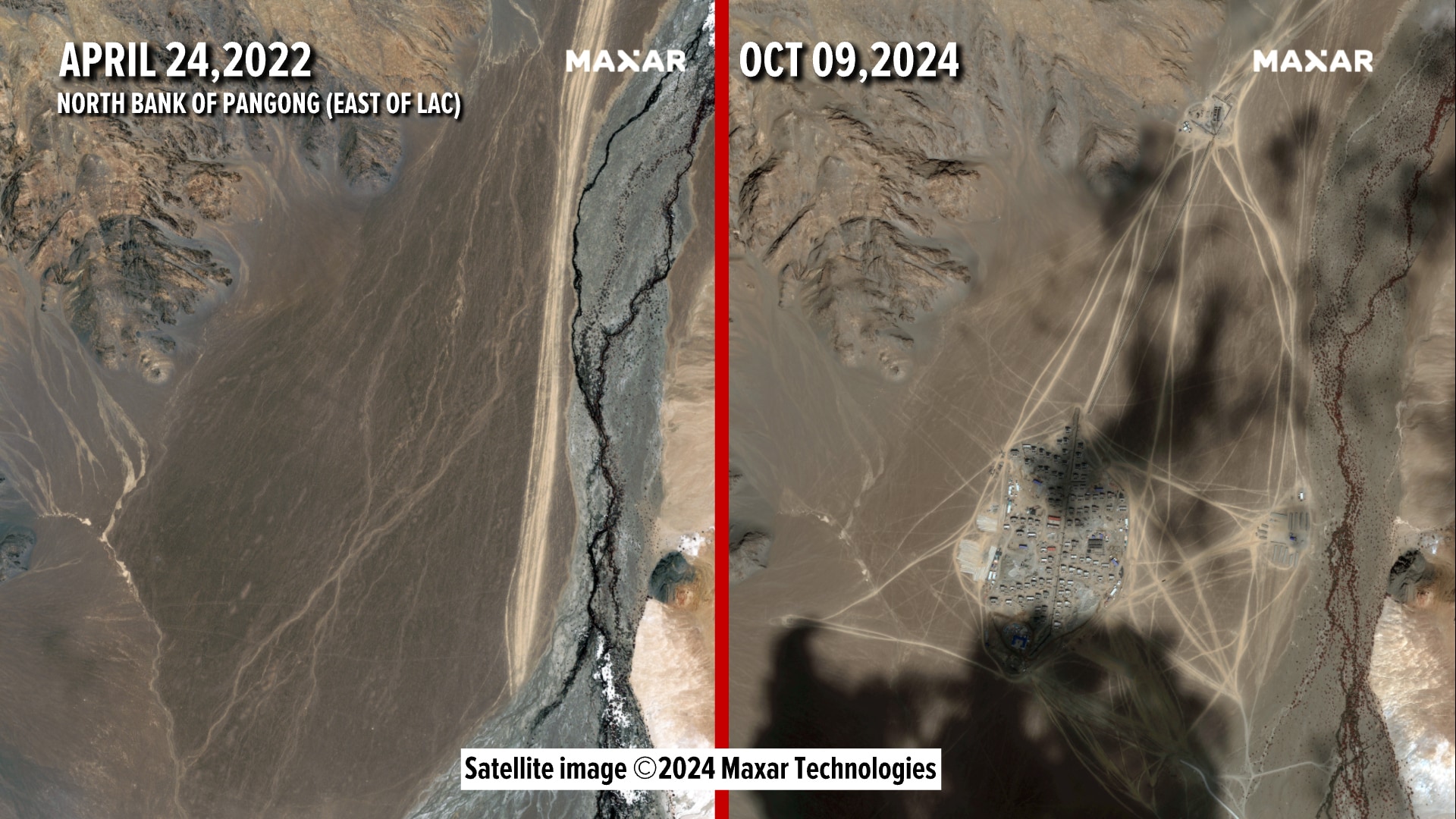 In April 2022, the site was clear. However, the construction started in March, 2024.