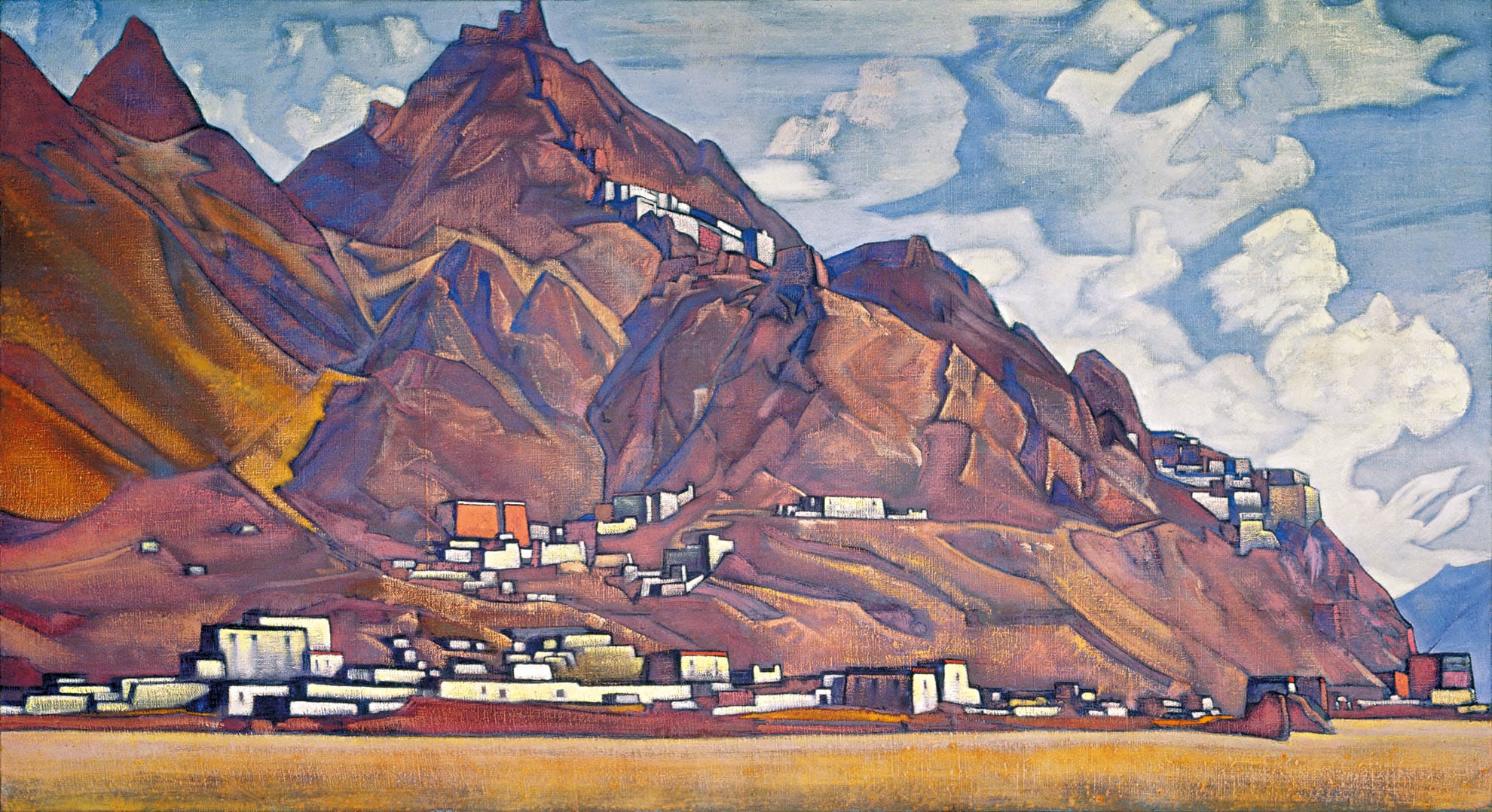 Shelkar Dzong (1928), by Nicholas Roerich